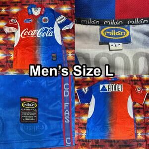 Club Deportivo CD FAS Santa Ana El Salvador Vintage Milan Soccer Jersey Large